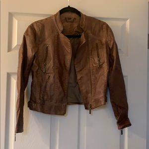 Cognac ladies cowgirl jacket 14/16 L fits like M